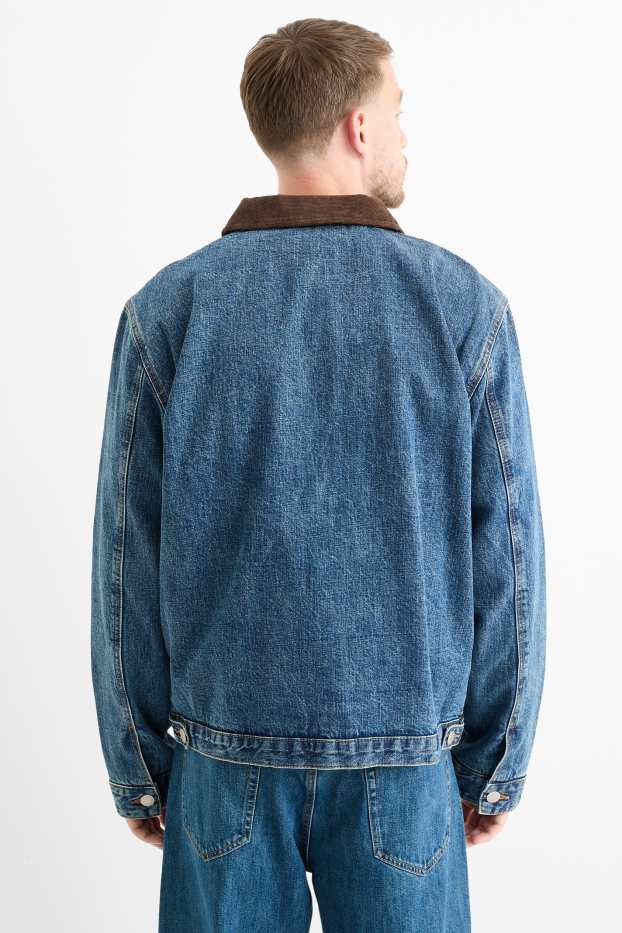 Herren - Jeansjacke - jeansblau