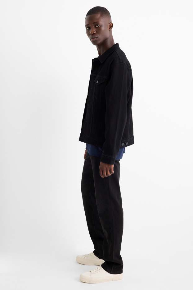 Herren - Straight Jeans - LYCRA® - dunkeljeansgrau