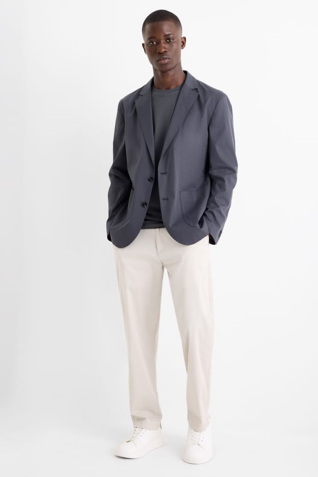 Pánské - Kalhoty chino - tapered fit - světle béžová