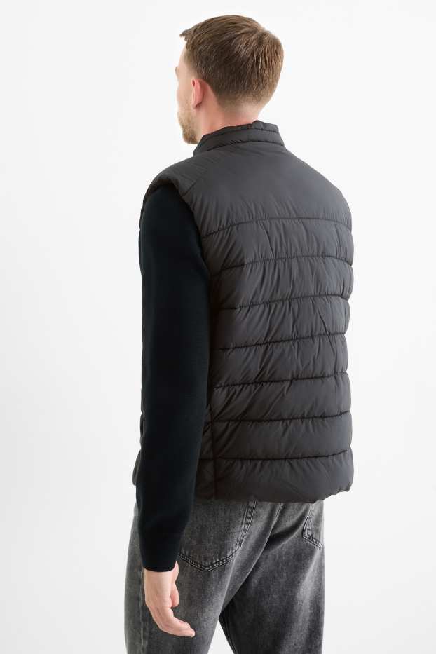 Herren - Steppweste - schwarz