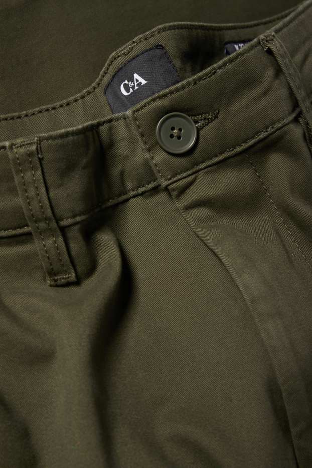 Men - Chinos - regular fit - dark green