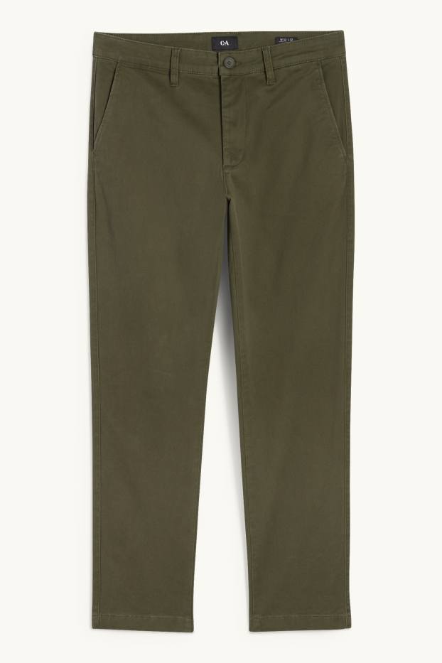 Men - Chinos - regular fit - dark green