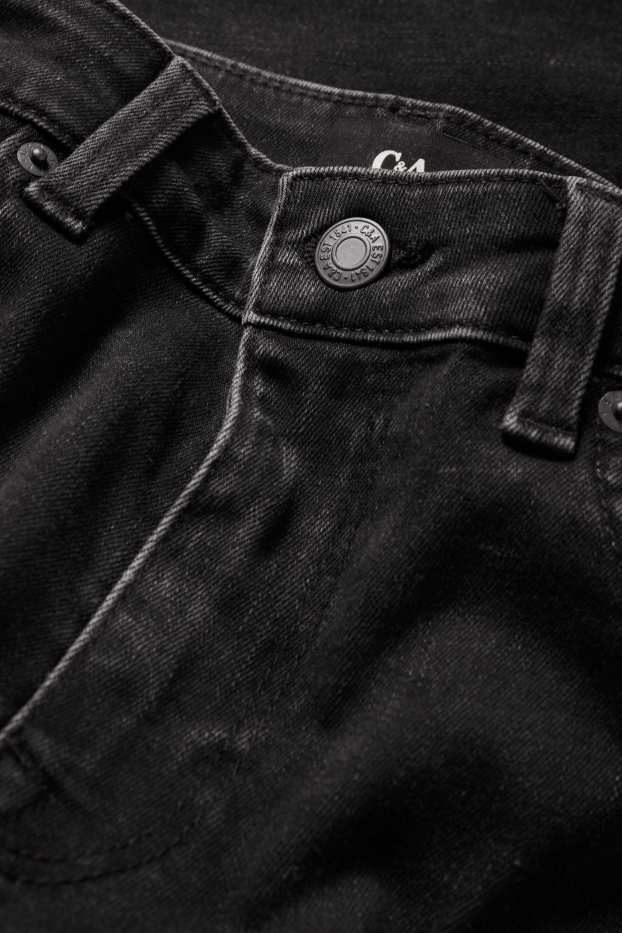 Femmes - Flared jean - mid waist - LYCRA® - jean gris foncé