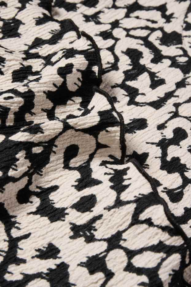 Mujer - Camiseta - regular fit - estampado de leopardo - negro / beis