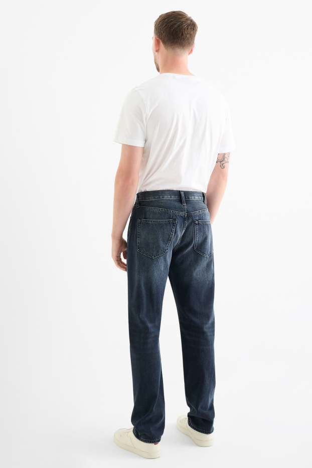 Hommes - Regular jean à boutons - jean bleu foncé