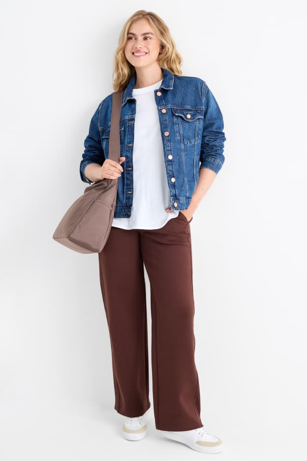 Dames - Joggingbroek - donkerbruin