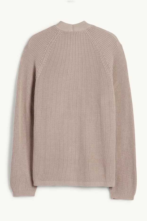 Dona - Jaqueta de punt - acanalada - talp