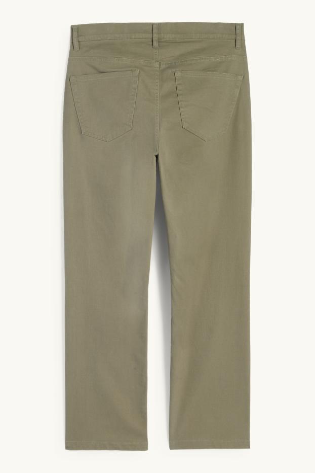 Men - Trousers - regular fit - khaki
