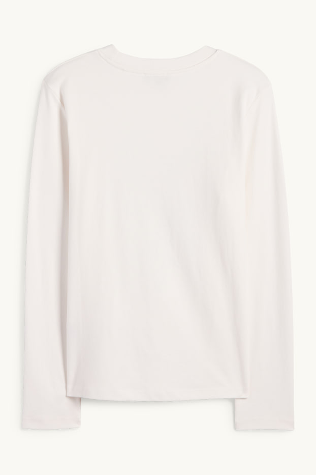 Dames - Longsleeve - wit