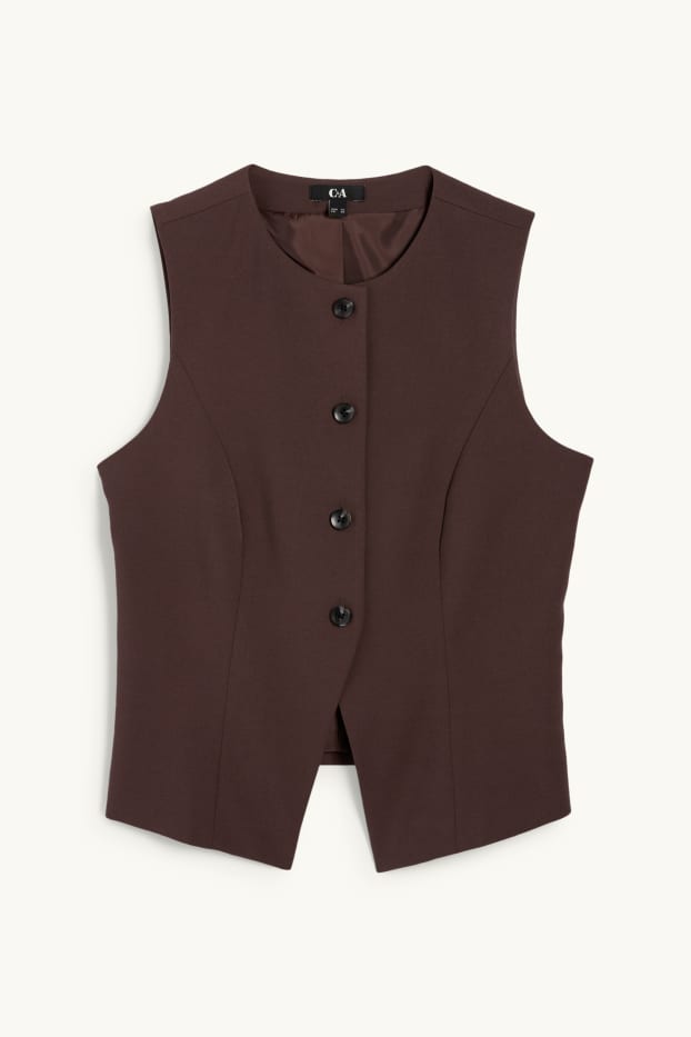 Dona - Armilla - tailored fit - marró fosc