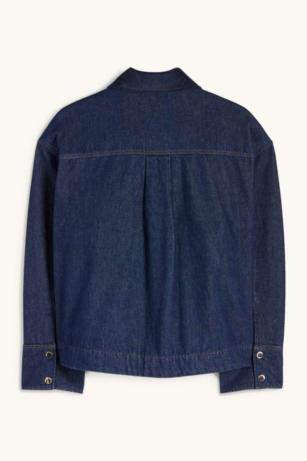 Femei - Jachetă din denim - denim-albastru închis