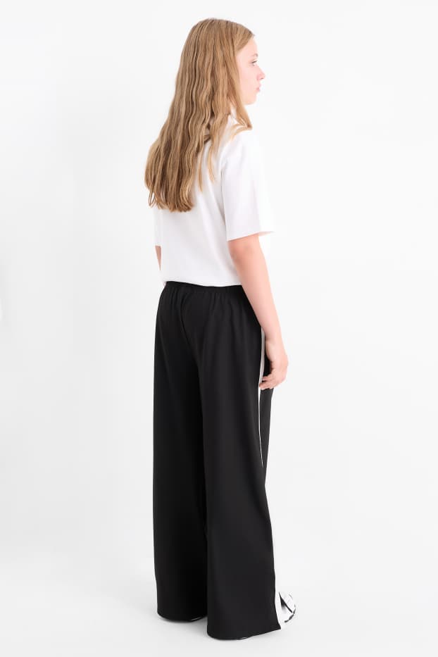 Copii - Fete - Pantaloni de stofă - negru