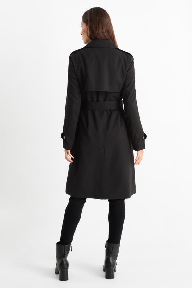 Dámské - Trenčkot - černá