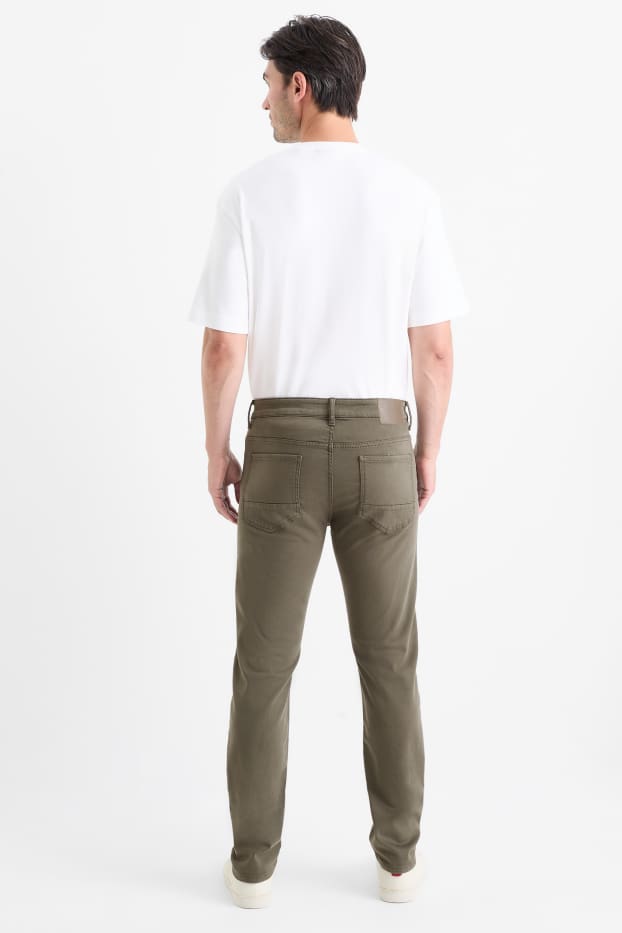 Hommes - Slim jean - Flex jog denim - LYCRA® - vert foncé