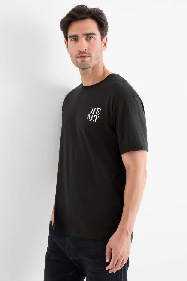 Hommes - T-shirt - relaxed fit- Vincent van Gogh - noir