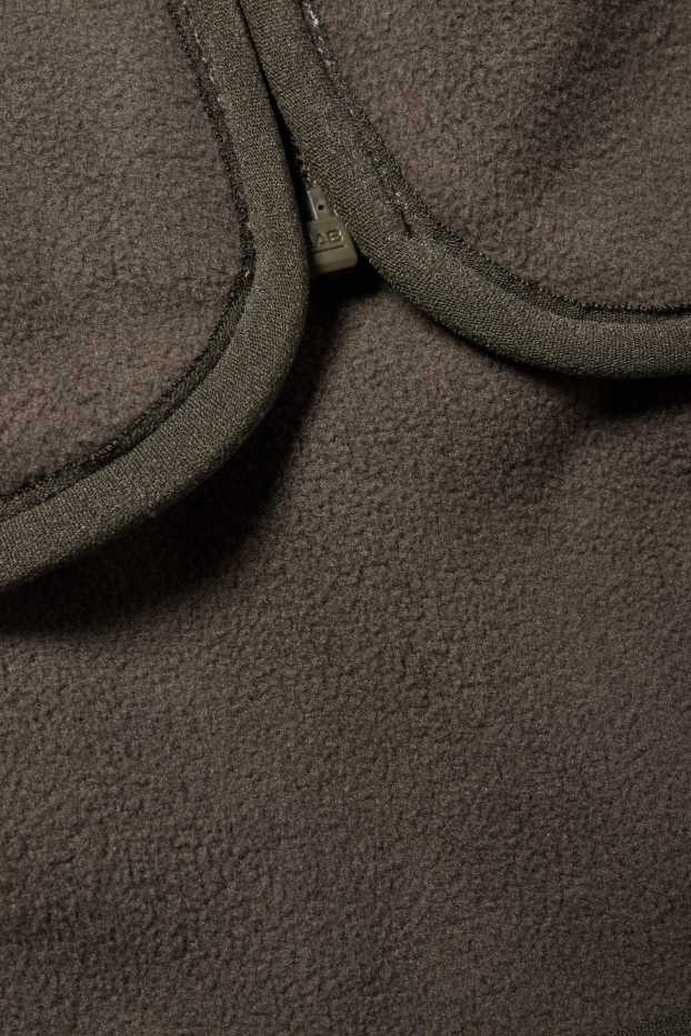 Uomo - Giacca di pile - verde scuro