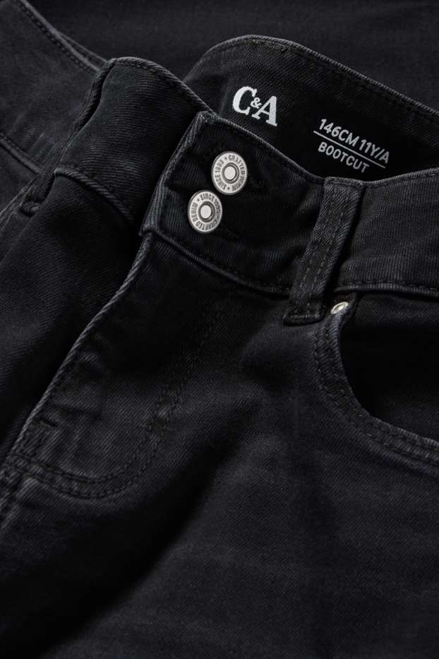 Kinder Mädchen - Bootcut Jeans - LYCRA® - dunkeljeansgrau