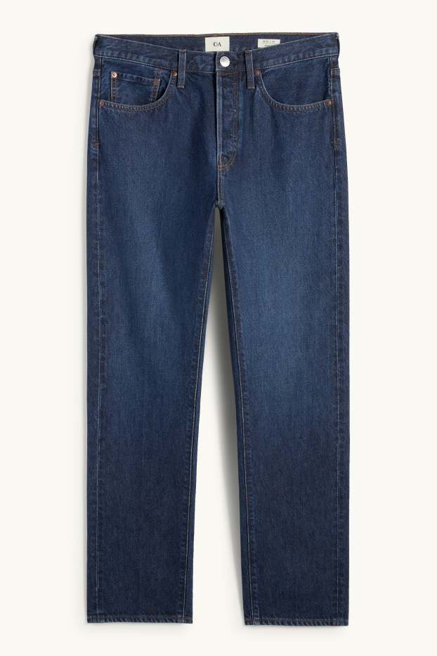 Hommes - Regular jean à boutons - jean bleu