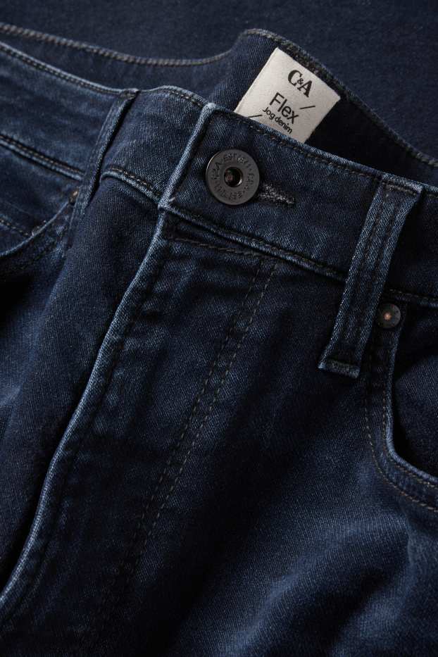 Pánské - Straight jeans - Flex - jog denim - LYCRA® - džíny - tmavomodré