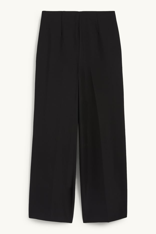 Damen - Business-Hose - Mid Waist - Regular Fit - schwarz