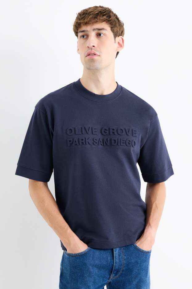 Home - Samarreta de màniga curta - relaxed fit - blau fosc