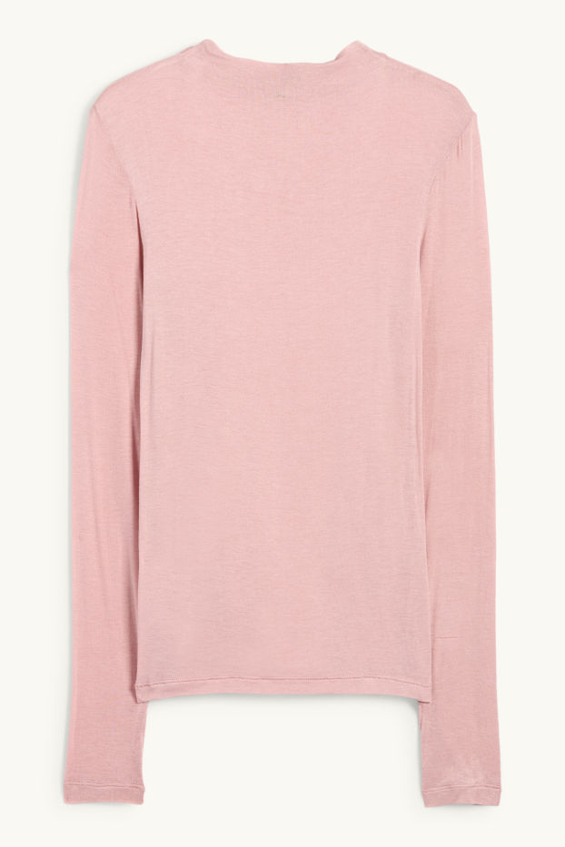 Dona - Samarreta de mànigues llargues - rosa