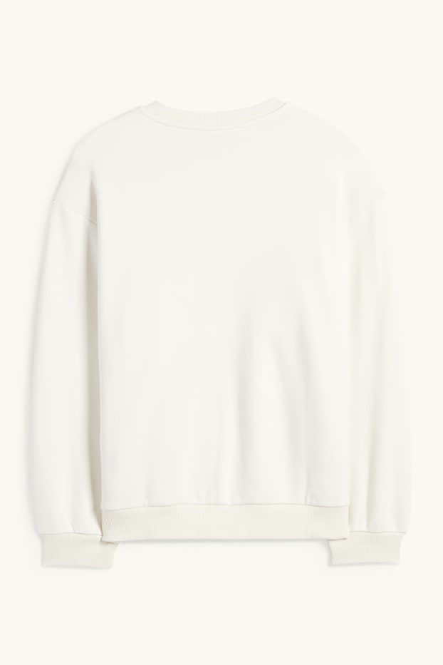 Kinderen: meisjes - SmileyWorld® - sweatshirt - wit