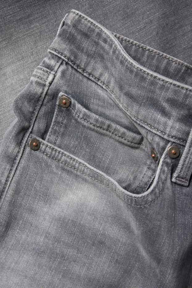Bărbați - Slim tapered jeans - denim-gri deschis