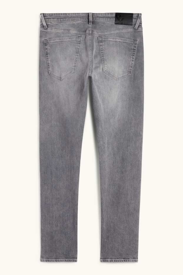 Bărbați - Slim tapered jeans - denim-gri deschis