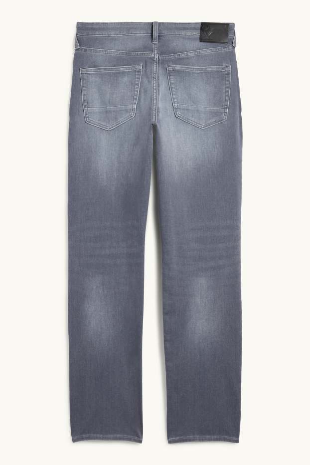 Pánské - Straight jeans - Flex jog denim - LYCRA® - džíny - světle šedé