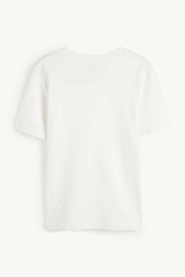 Femmes - T-shirt - slim fit - blanc