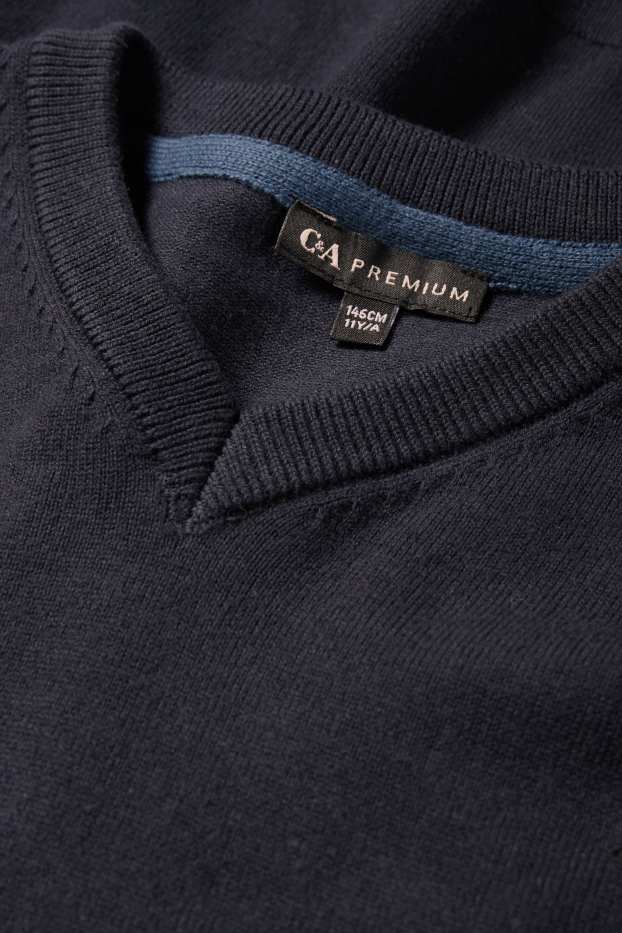Kinder Jungen - Pullover - dunkelblau