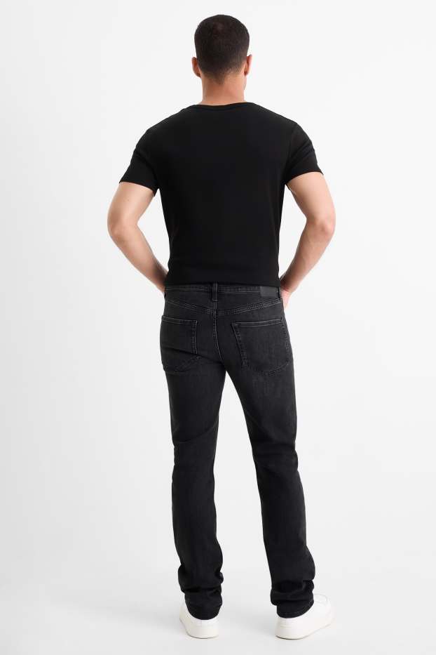 Herren - Straight Jeans - LYCRA® - dunkeljeansgrau