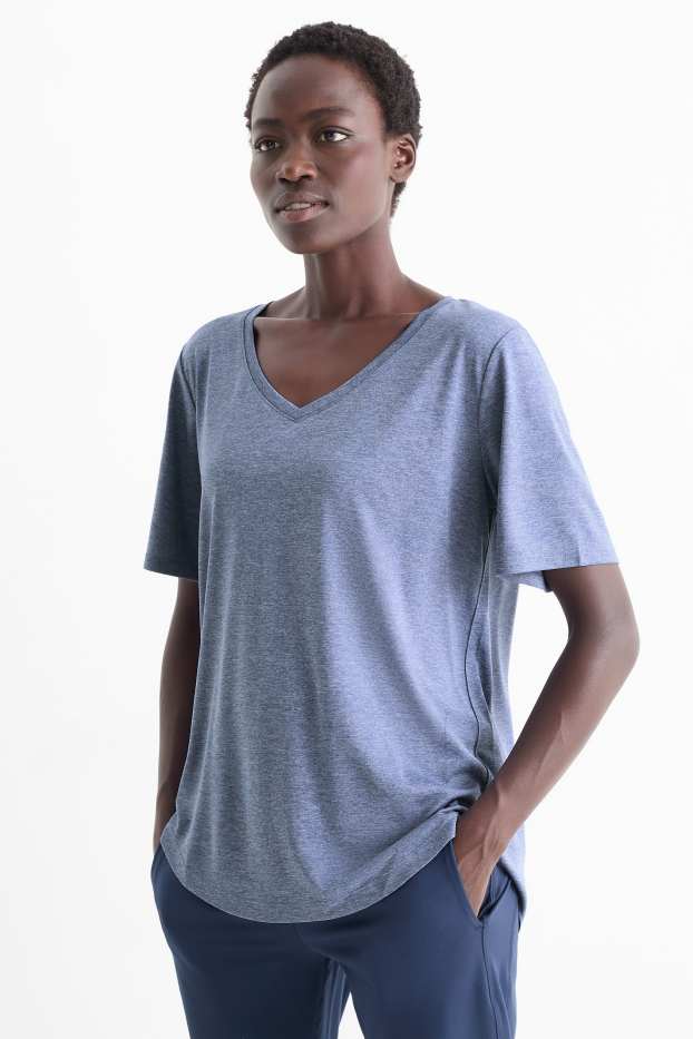 Dames - Sportshirt - blauw