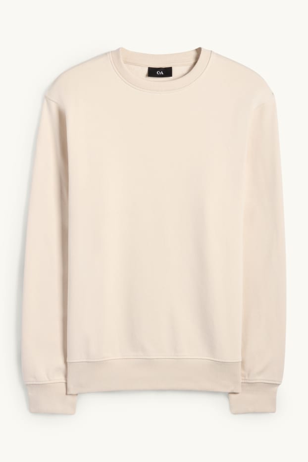 Hommes - Sweat - beige clair