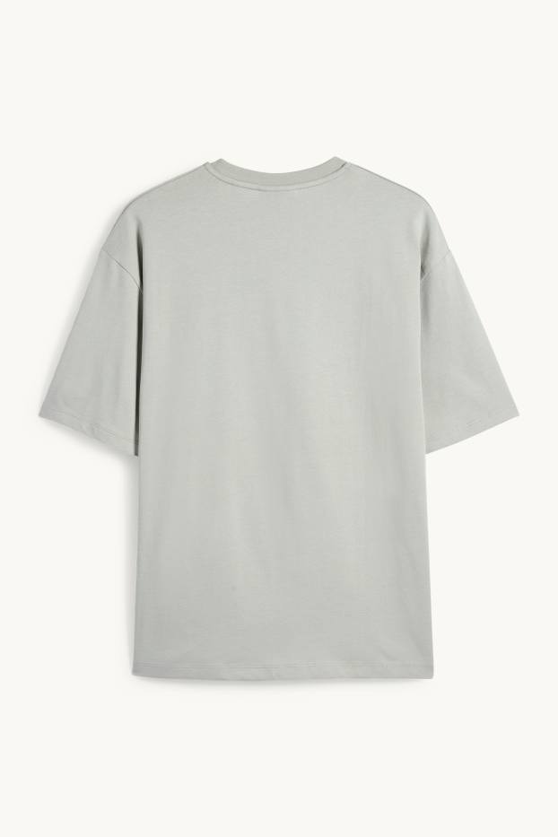 Home - Samarreta de màniga curta - relaxed fit - gris clar