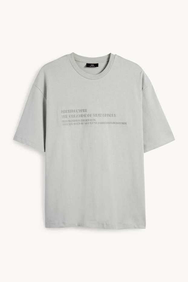 Home - Samarreta de màniga curta - relaxed fit - gris clar