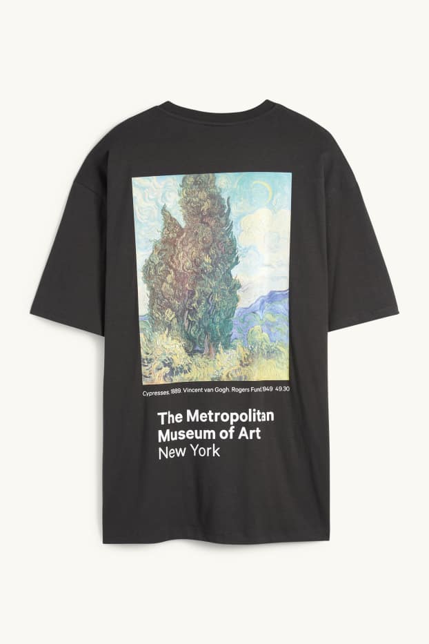 Hommes - T-shirt - relaxed fit - Vincent van Gogh - noir