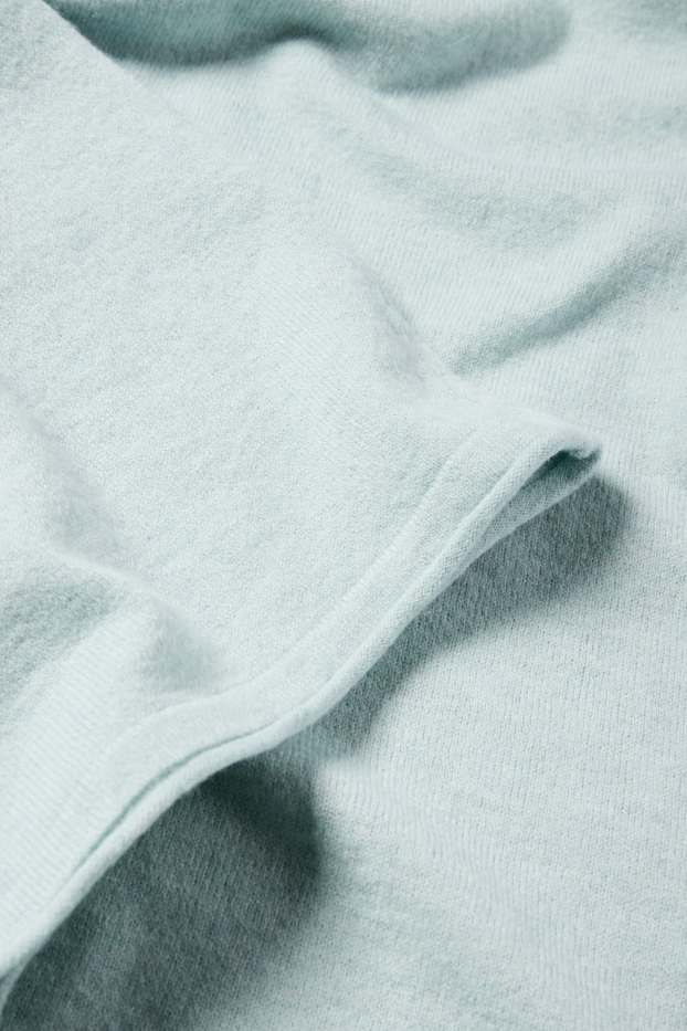 Femmes - Pull à col roulé - vert menthe