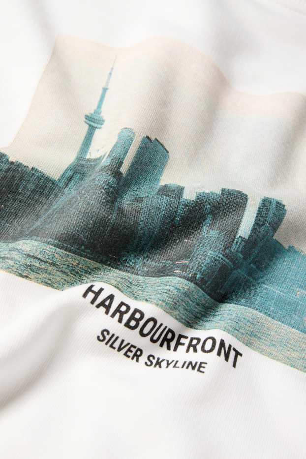 Bărbați - Bluză de molton - alb