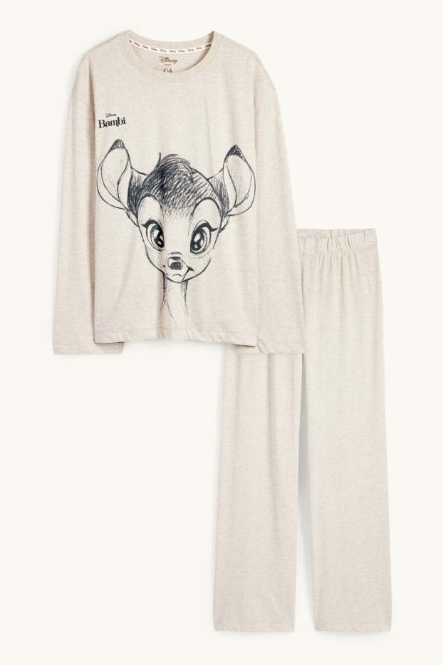 Femmes - Pyjama - Bambi - beige clair