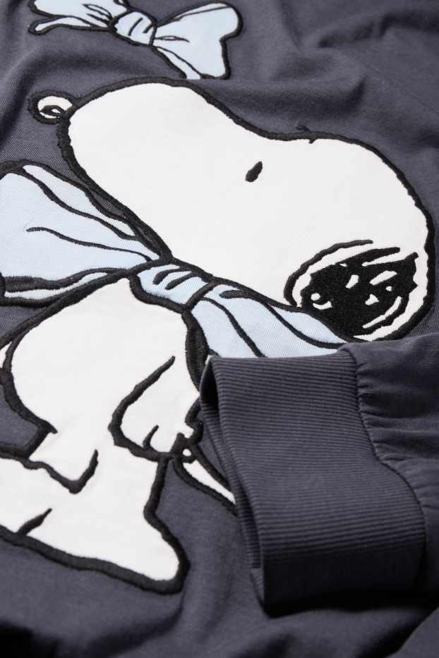 Donna - Camicia da notte - Peanuts - blu scuro