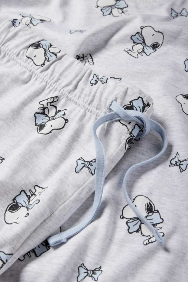 Donna - Pigiama - Peanuts - grigio chiaro melange