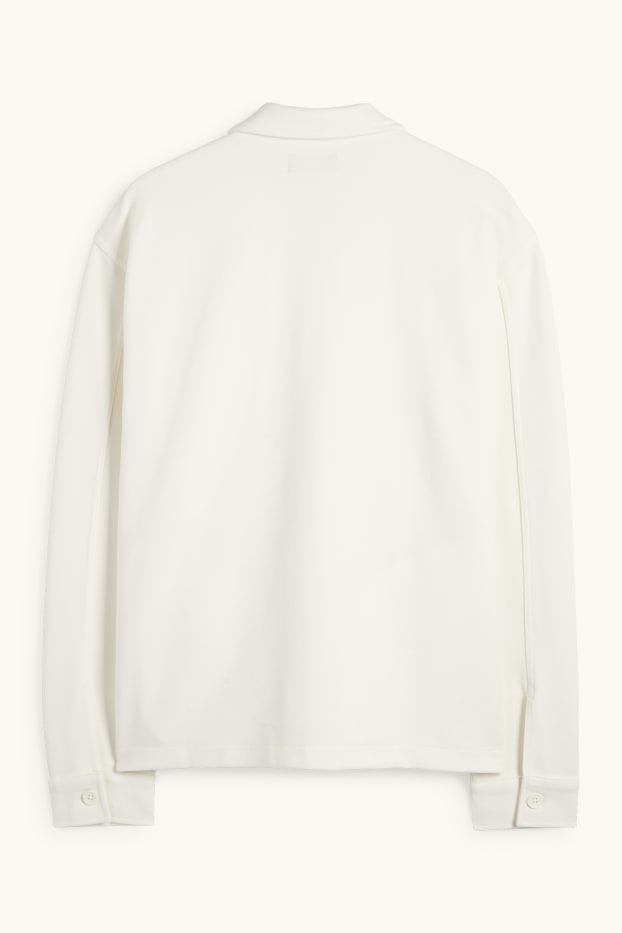 Herren - Hemdjacke - Relaxed Fit - Kent - cremeweiß