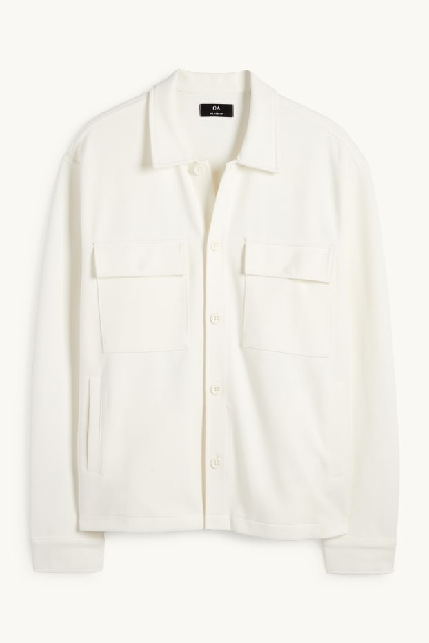 Herren - Hemdjacke - Relaxed Fit - Kent - cremeweiß