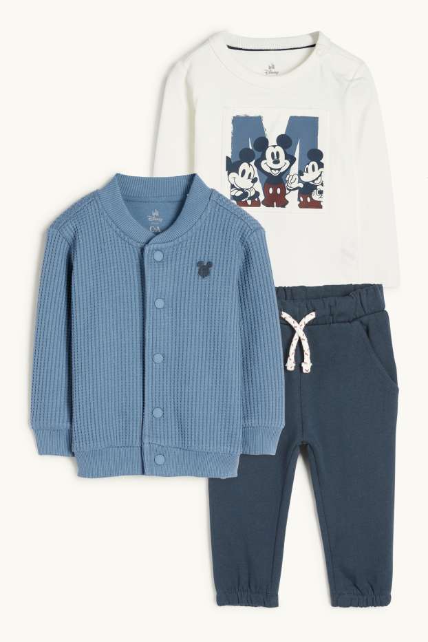 Baby Boys - Mickey Mouse - baby outfit - 3 piece - dark blue