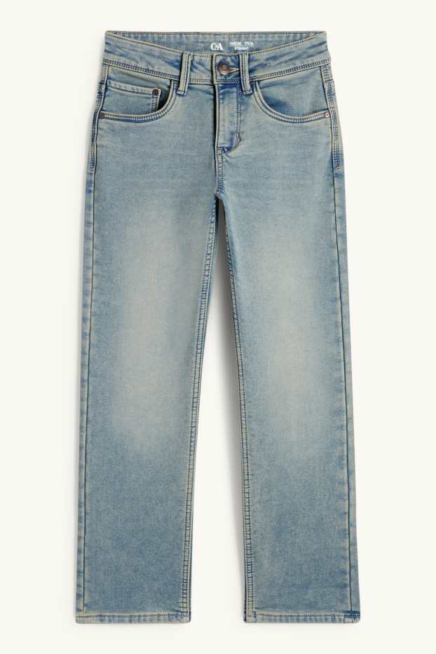 Enfants garçons - Straight jean - jean chaud - jean bleu clair
