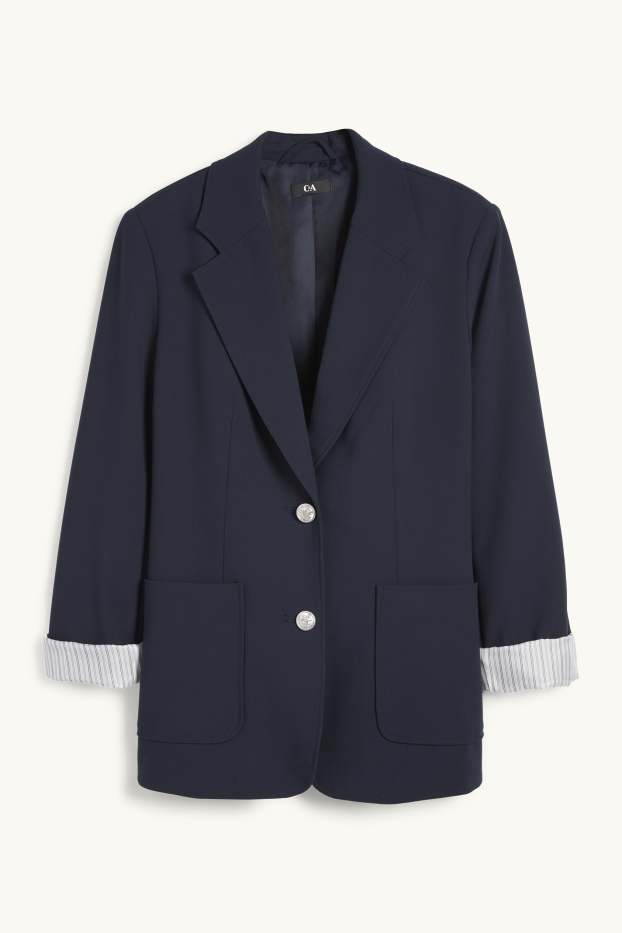 Damen - Business-Blazer - Regular Fit - dunkelblau