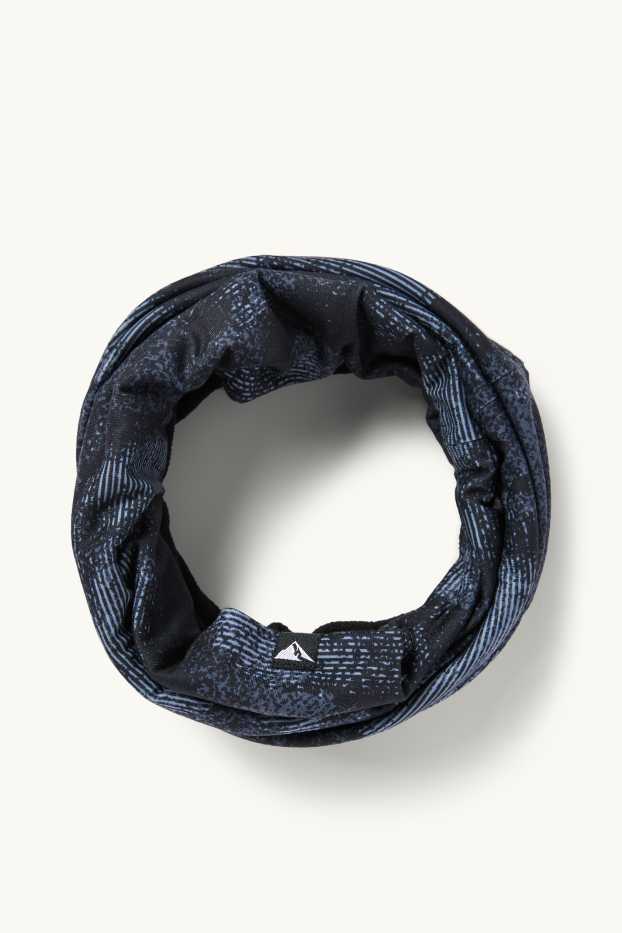 Copii - Băieți - Fular circular - cu model - antracit