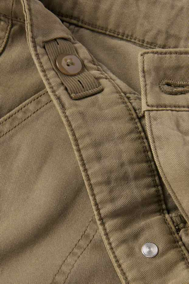 Kinder Mädchen - Cargohose - khaki